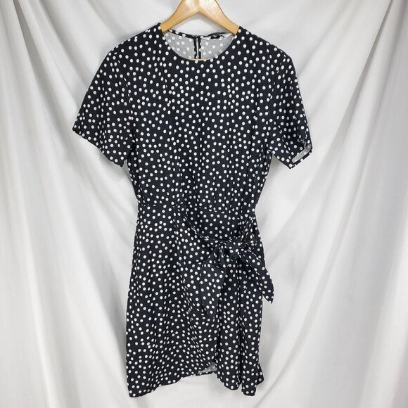 & Other Stories Dresses & Skirts - Paris Atelier & Other Stories Women's Black Mini Dress Polka Dot Size 8 (C-7)